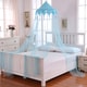 preview thumbnail 7 of 13, Sheer Harlequin Collapsible Hoop Kids Bed Canopy
