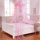 preview thumbnail 10 of 13, Sheer Harlequin Collapsible Hoop Kids Bed Canopy