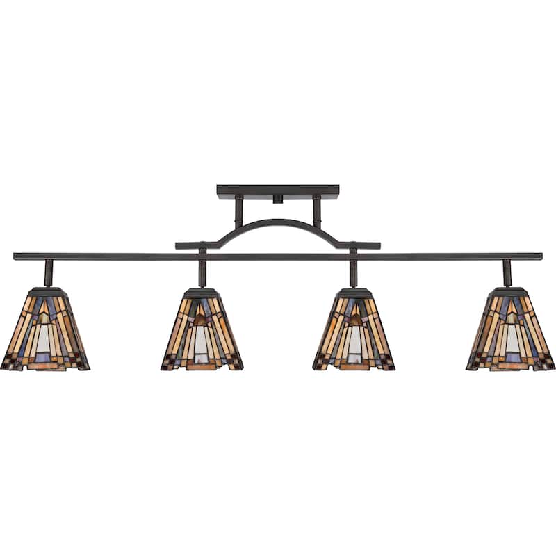 Quoizel Inglenook Tiffany-style Fixed Track Light