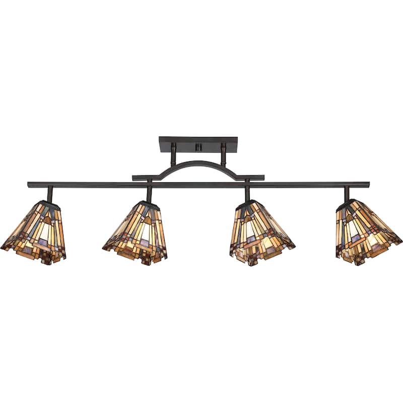Quoizel Inglenook Tiffany-style Fixed Track Light