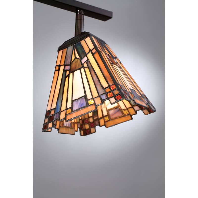 Quoizel Inglenook Tiffany-style Fixed Track Light
