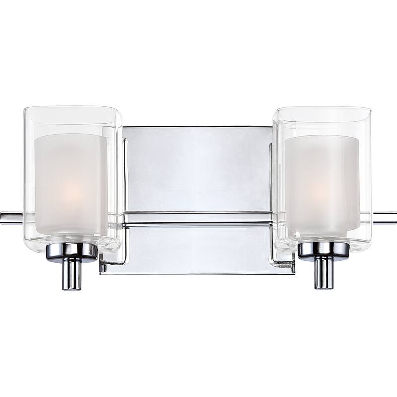 Strick & Bolton Lawless 2-light Steel Bath Fixture