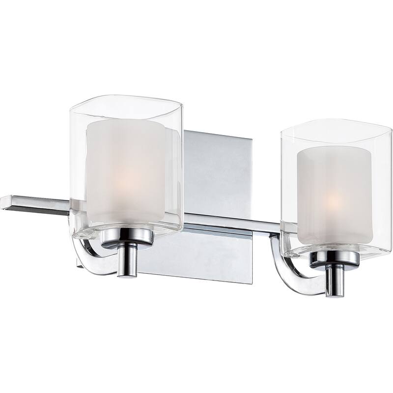 Strick & Bolton Lawless 2-light Steel Bath Fixture