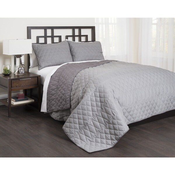 Geo 3-piece Cotton Quilt Set