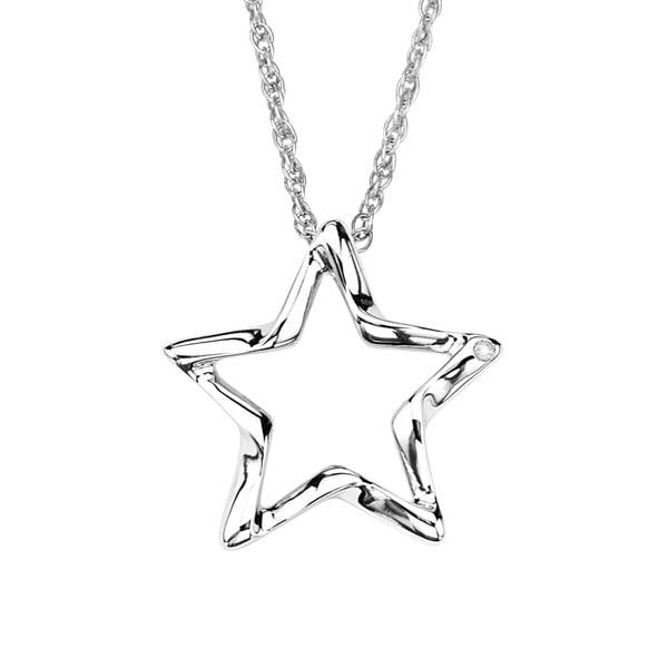 silver star pendant