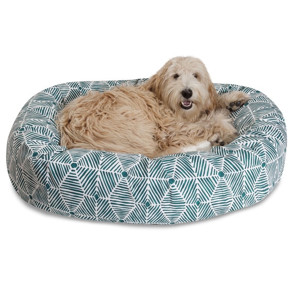 Majestic Pet Charlie Sherpa Bagel Large/ Extra Large Dog Bed with Removable Washable Cover