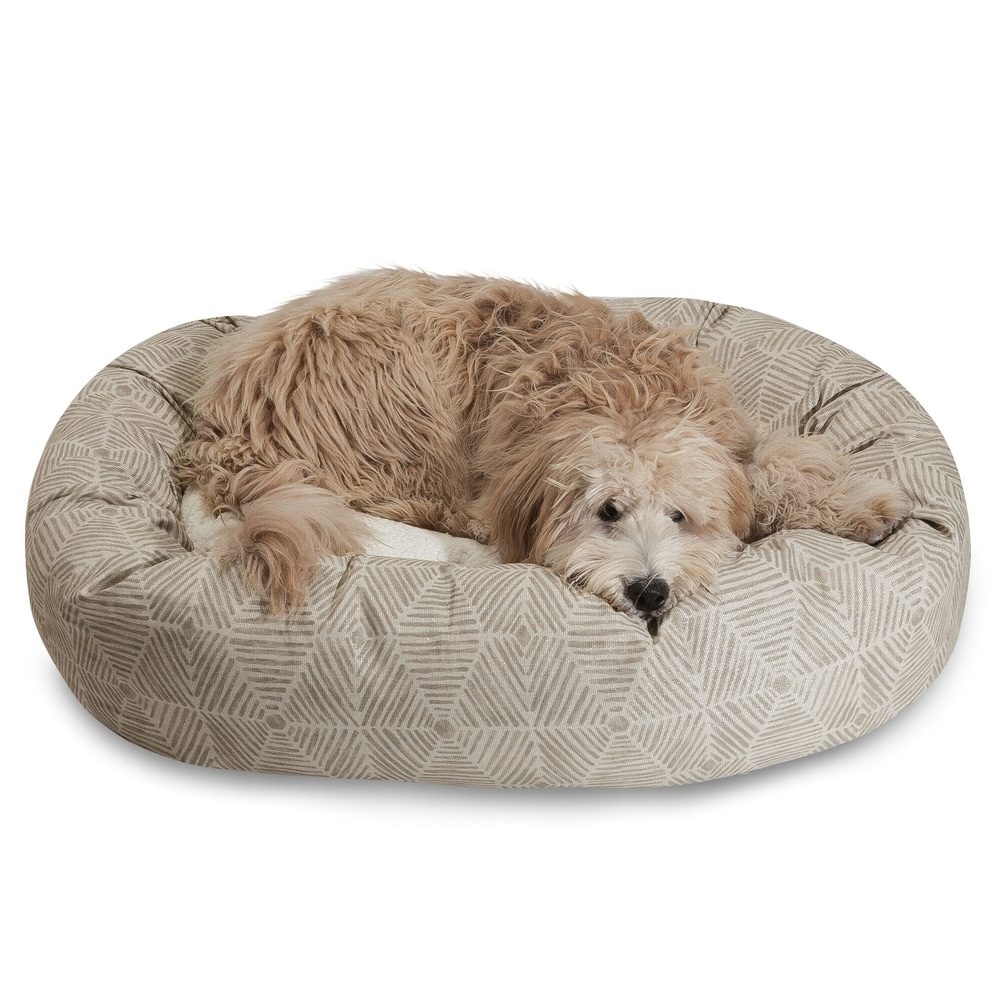 sage green dog bed