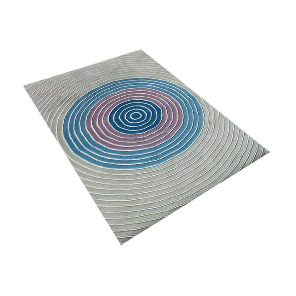 Shop Alliyah Bulls Eye Textured And Colorful Contemporary European Design Wool Area Rug 5 X 8 5 X 8 Overstock 11806060