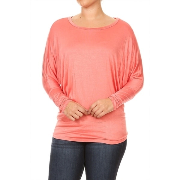 plus size rayon spandex tops