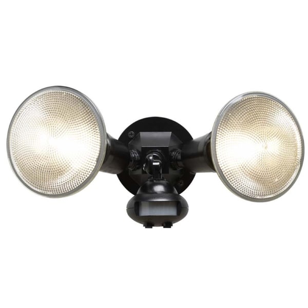 All Pro Ms34 Black Motion Detector Floodlight