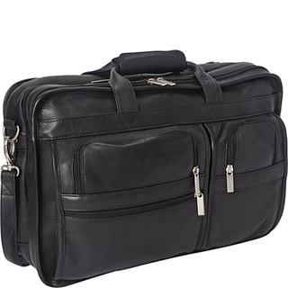 expandable leather briefcase