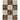 Flat-weave Moldovia Duo Patch Cream, Brown Wool Kilim