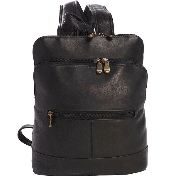 LeDonne Women's Riverwalk Leather Backpack - Free Shipping Today ...