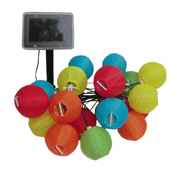 Solar chinese lantern string lights best sale