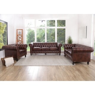 Grand Chesterfield  3-Piece Sofa Set