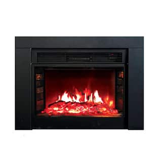 AA Warehousing FP920 36" Electric Fireplace Insert in Black