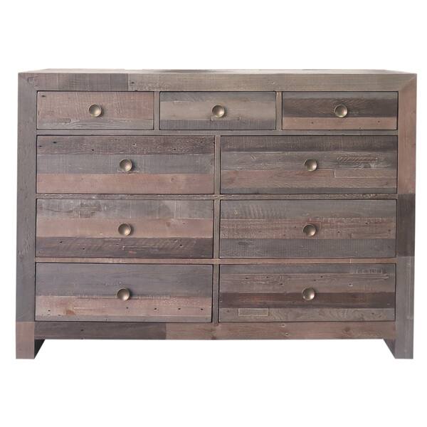 grey reclaimed wood dresser The Tall Roy Dresser - Home Storage main image 1