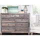 preview thumbnail 1 of 6, Oscar Grey Reclaimed Wood 9-drawer Dresser by Kosas Home