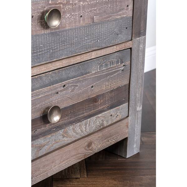 grey reclaimed wood dresser Reclaimed Lumber Lexington 6 Drawer Dresser