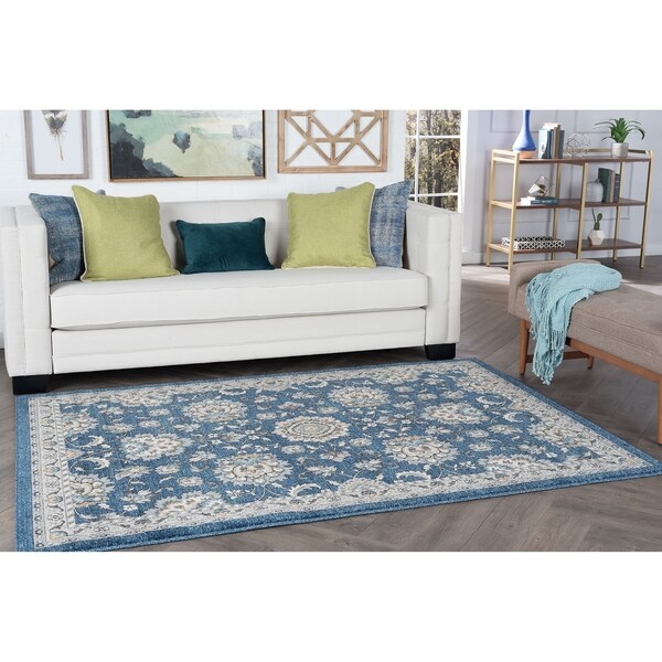 Alise Rugs Kinsley Traditional Oriental Area Rug - 7'10 x 10'3