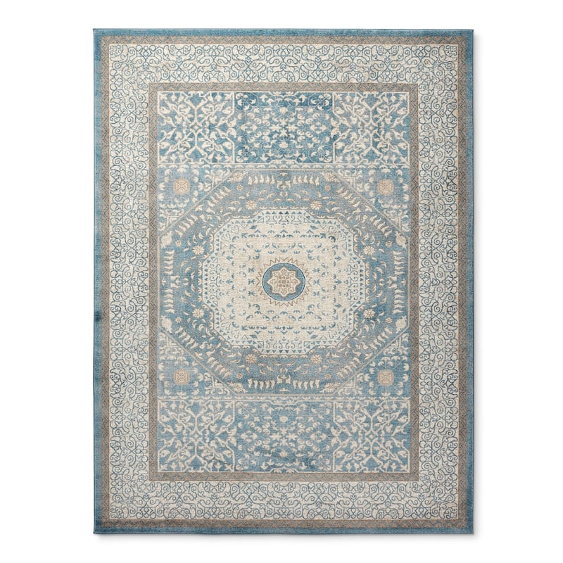 Alexander Home Kendrick Medallion Oriental Distressed Rug
