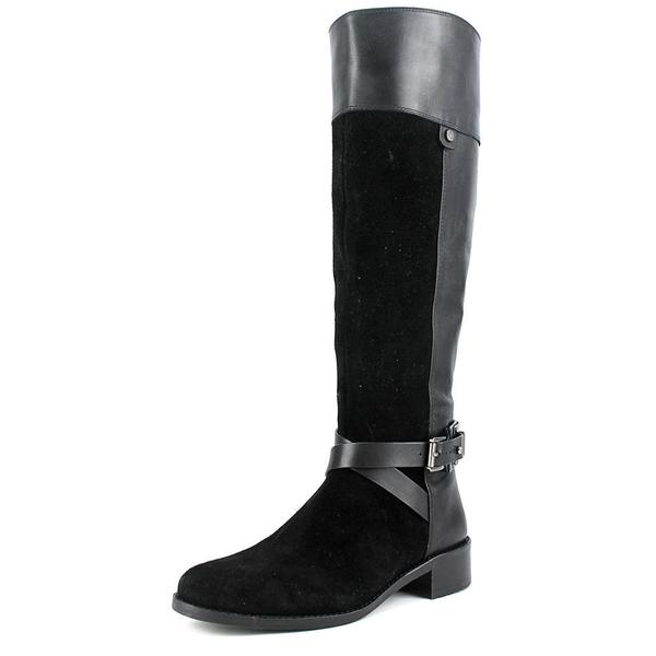 vince camuto tall buckled leather riding boot
