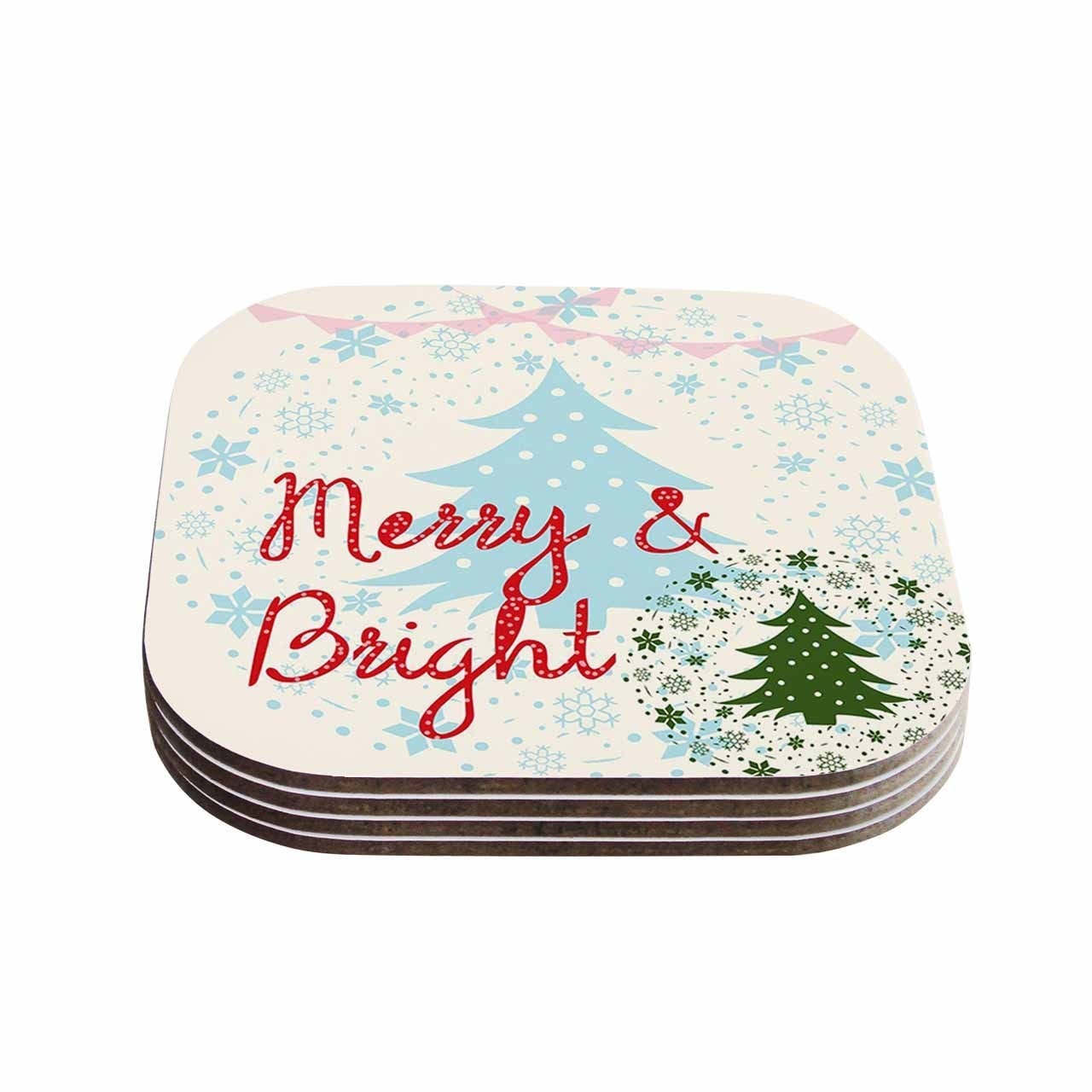 11.5 x 8.25 Multicolor KESS InHouse FM1045ACB01 FamenxtMerry And Bright Holiday Typography Cutting Board