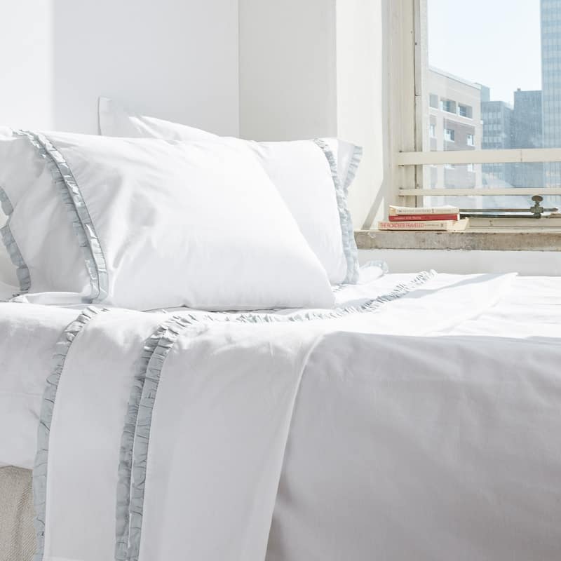 Petite Ruffle Sea Glass Sheet Set