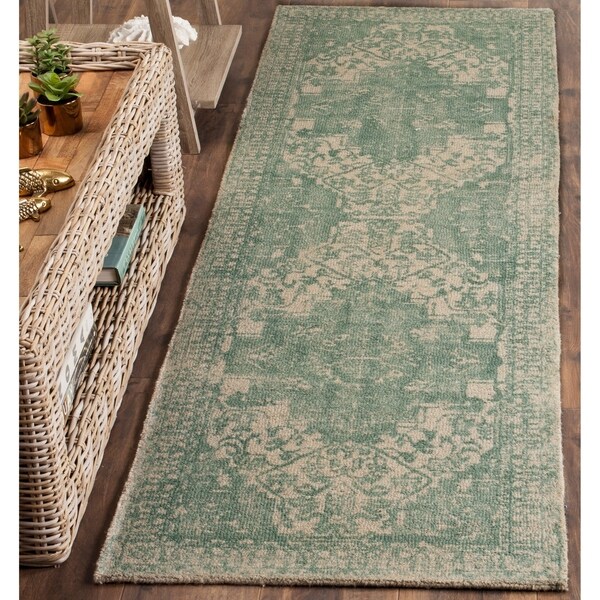 Shop Safavieh Handmade Restoration Vintage Medallion Mint ...
