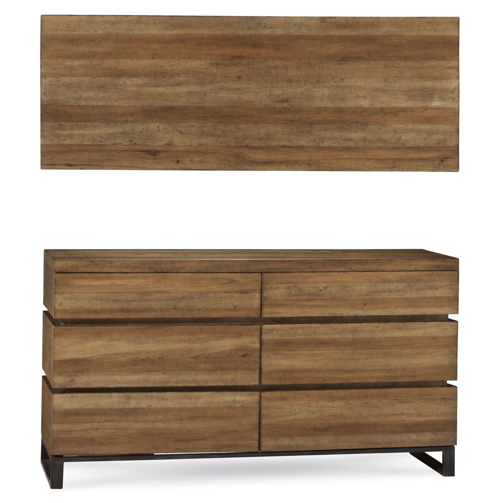 Shop A R T Furniture Epicenters Williamsburg Brown 6 Drawer