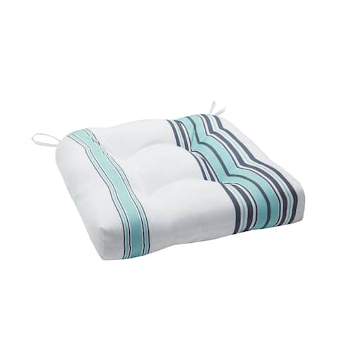 Madison Park Bolinas Printed Stripe 3M Scotchgard Outdoor Cushion