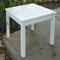 Cambridge Casual Alston White Square Side Table