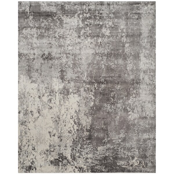 Safavieh Hand-knotted Mirage Grey Wool Rug - 9' x 12'
