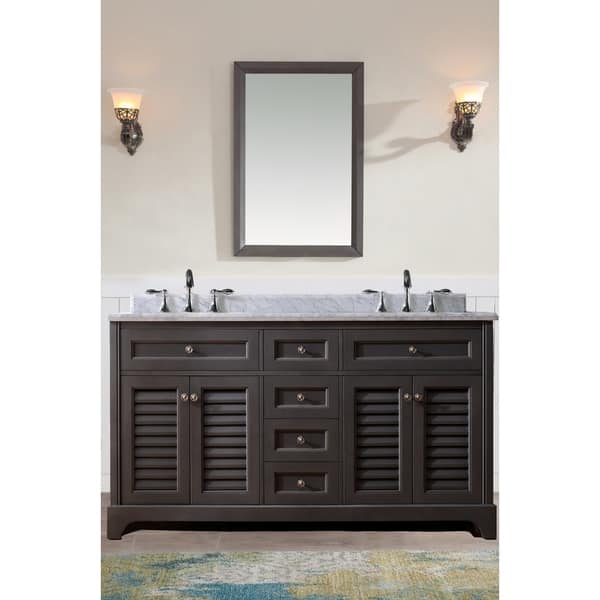 Shop Ari Kitchen And Bath Madison 60 Inch Marble Countertop And