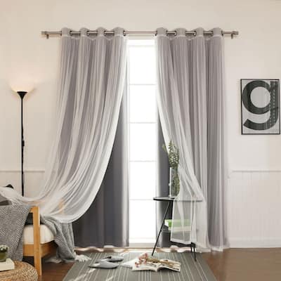 Buy Grey Shabby Chic Sheer Curtains Online At Overstock Our