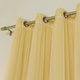 preview thumbnail 14 of 19, Aurora Home Mix and Match Curtains Blackout and Tulle Lace Sheer Curtain Panel Set (4-piece)
