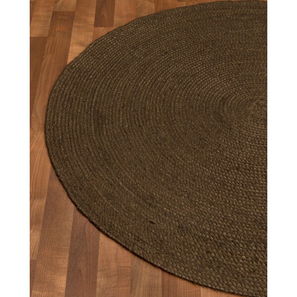 Shop Hand Woven Philadelphia Jute Rug, 6' Round Free Shipping Today