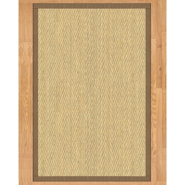 Handcrafted Australia Natural Seagr Rug Taupe Binding Australia Natural Seagr Rug