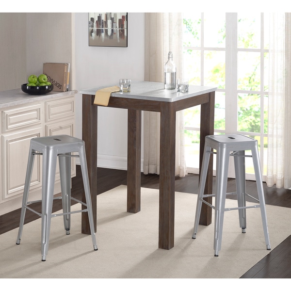 Carbon Loft Stanley Brown Zinc Wood Bar Table Free Shipping Today Carbon Loft Stanley Brown Zinc Wood Bar Table