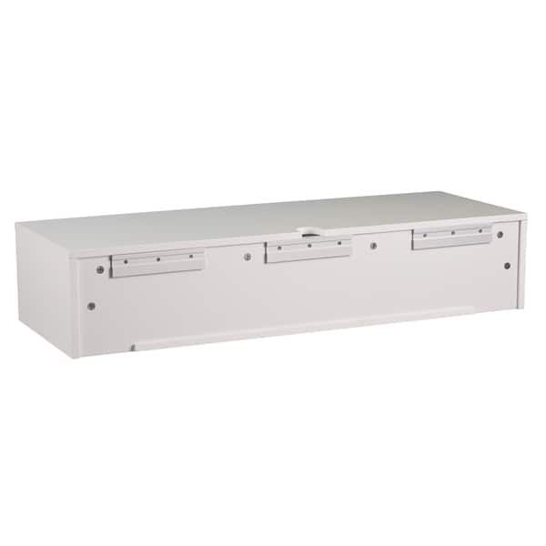 Shop Shaw White Floating Wall Mount Desk On Sale Free Shipping