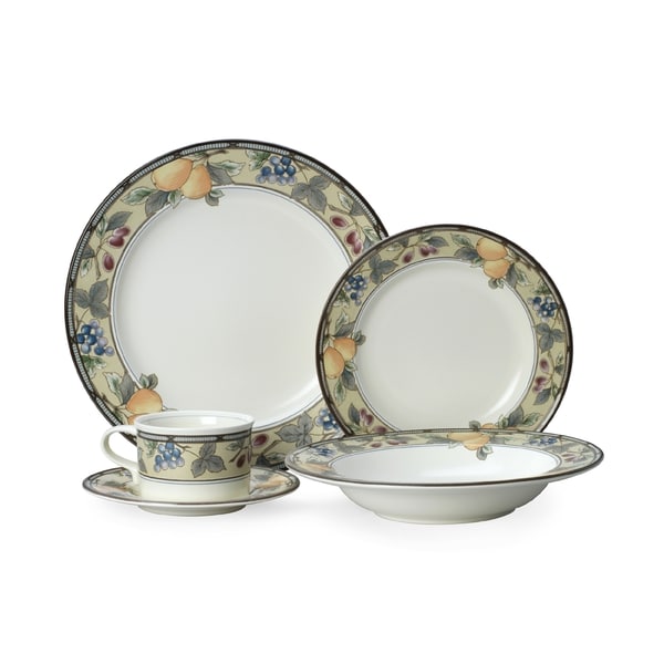 Shop Mikasa Garden Harvest Stoneware 5piece Service for 1 Place