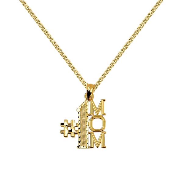 number 1 mom necklace