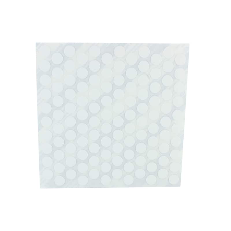FastCap White Plastic 120 Pack 3/8-inch Self-adhesive Screw Cap Covers