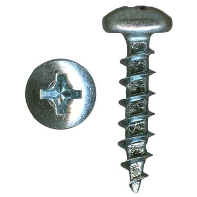Rok Hardware Zinc-plated 1000-pack #6-13 x 3/4-inch Deep/Coarse Thread Phillips Pan Head Screws