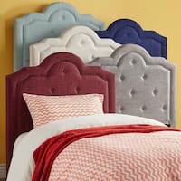 Harper Tufted High-arching Linen Upholstered Twin-size Headboard