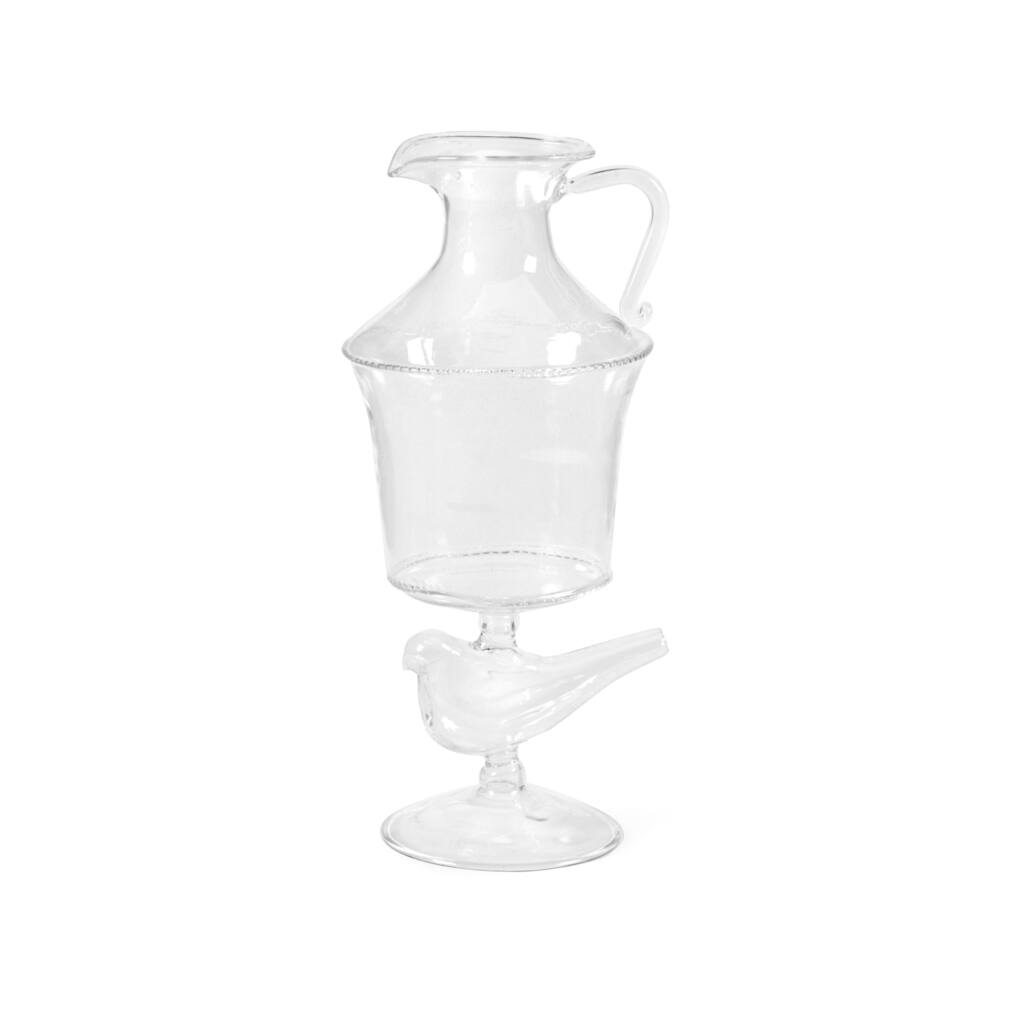 Lillian Small Borosilicate Glass Bird Pitcher