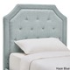 Grace Button Tufted Arched Bridge Twin-sized Headboard - Thumbnail 5