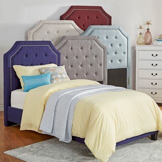 Grace Button Tufted Arched Bridge Twin-sized Headboard