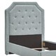 Grace Button Tufted Arched Bridge Twin-sized Headboard - Thumbnail 13