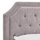 Grace Button Tufted Arched Bridge Twin-sized Headboard - Thumbnail 9